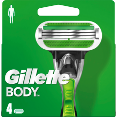 Gillette Body Rasierklingen 4 Stück 