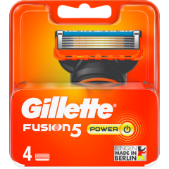 Gillette Fusion5 Power Rasierklingen 4 Stück 