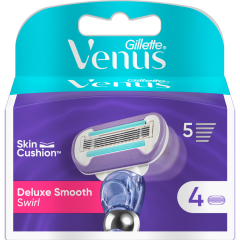 Gillette Venus Deluxe Smooth Swirl Rasierklingen 4 Stück 