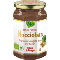Rigoni di Asiago Bio Nocciolata Nuss-Nougat-Aufstrich mit feinem Kakao & Haselnüssen 700 g 