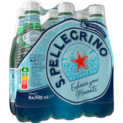 San Pellegrino Mineralwasser Medium - 6-Pack 6 x 0,5 l 