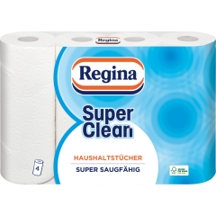 Regina Super Clean Haushaltstücher 3-lagig 4 x 43 Blatt 