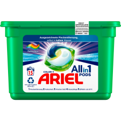 Ariel All in 1 Pods Colorwaschmittel 15 Waschladungen 