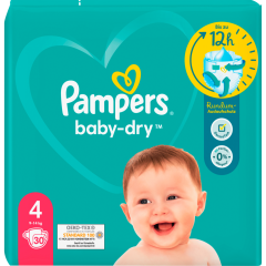 Pampers Baby Dry Maxi Windeln Gr.4 Single Pack 30 Stück 