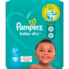 Pampers Baby Dry Junior Windeln Gr.5+ 24 Stück 