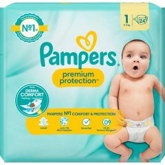 Pampers Premium Protection New Baby Windeln Gr.1 2-5 kg 24 Stück 