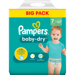 Pampers Baby-Dry Windeln Gr.7 15+kg 50 Stück 