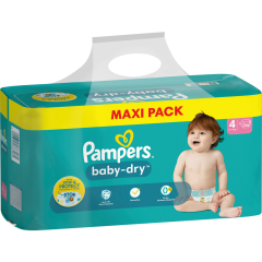 Pampers Baby-Dry Maxi Windeln Gr.4 9-14kg Maxi Pack 106 Stück 