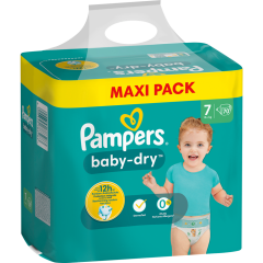 Pampers Baby-Dry Extra Large Windeln Gr.7 15+kg Maxi Pack 70 Stück 