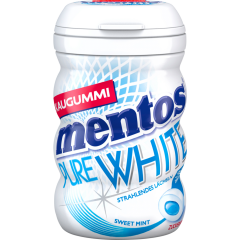 mentos Pure White Sweet Mint Kaugummi 70 g 