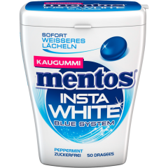 mentos Gum Insta White Peppermint 50 Stück 