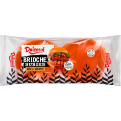 Dulcesol Brioche Burger Buns 4 Stück 