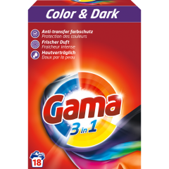 Gama Colorwaschmittel Pulver 18 Waschladungen 