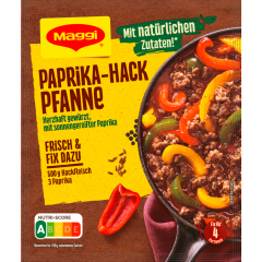 Maggi Fix für Paprika-Hack Pfanne für 4 Portionen 