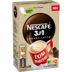 Nescafé 3 in 1 Creamy Latte Sticks 10 Stück 