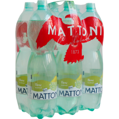 Mattoni Mineralwasser Birne - 6-Pack 6 x 1,5 l 