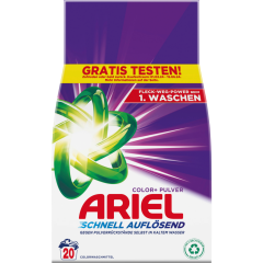Ariel Color+ Waschmittel Pulver 20 Waschladungen 
