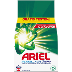 Ariel Universal+ Vollwaschmittel Pulver 20 Waschladungen 