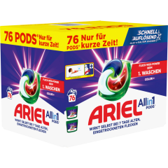Ariel All in 1 Pods Colorwaschmittel 76 Waschladungen 