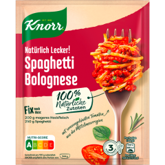 Knorr Natürlich Lecker! Spaghetti Bolognese für 3 Portionen 