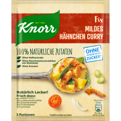 Knorr Natürlich Lecker! Hähnchen Curry für 3 Portionen 