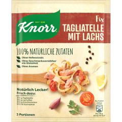 Knorr Natürlich Lecker! Tagliatelle mit Lachs für 3 Portionen 