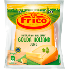 Frico Gouda Holland g.g.A. Jung Stück 48 % Fett i. Tr. 375 g 