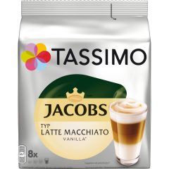 Tassimo Jacobs Typ Latte Macchiato Typ Vanilla 8 + 8 Kapseln 