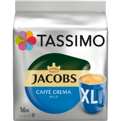 Tassimo Jacobs Caffè Crema Mild XL 16 Kapseln 
