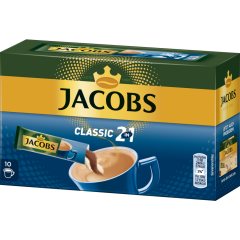 Jacobs Instantkaffee 2 in 1 Classic 10 Stück 