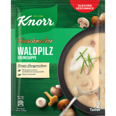 Knorr Feinschmecker Waldpilz Suppe für 2 Teller 