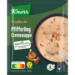Knorr Feinschmecker Pfifferling Cremesuppe für 2 Teller 
