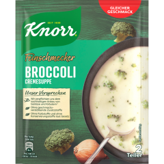 Knorr Feinschmecker Broccoli Suppe für 2 Teller 