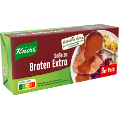 Knorr Soße zu Braten Extra 3er Pack für 3 x 250 ml 