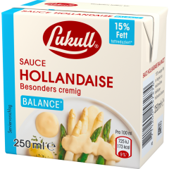 Lukull Sauce Hollandaise balance 250 ml 