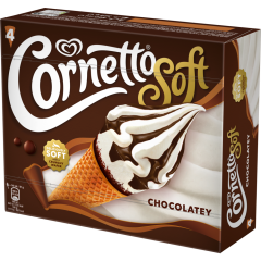 LANGNESE Cornetto Soft Chocolatey 4 x 140 ml 