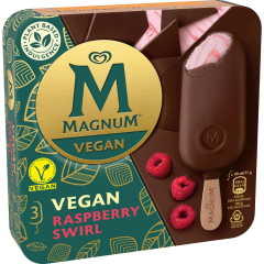 LANGNESE Magnum Raspberry Swirl vegan 3 x 90 ml 