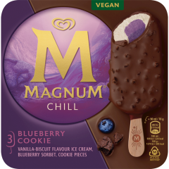 LANGNESE Magnum Chill Blueberry Cookie 3 x 90 ml 