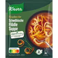 Knorr Feinschmecker Schwäbische Flädle Suppe für 2 Teller 