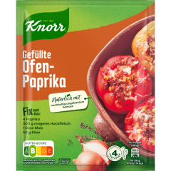 Knorr Fix Gefüllte Ofen-Paprika für 4 Portionen 