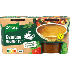 Knorr Bouillon Pur Gemüse für 6 x 0,5 l 
