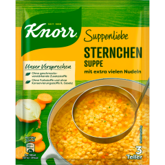 Knorr Suppenliebe Sternchen-Suppe für 3 Teller 