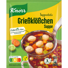 Knorr Suppenliebe Griessklößchen-Suppe für 3 Teller 