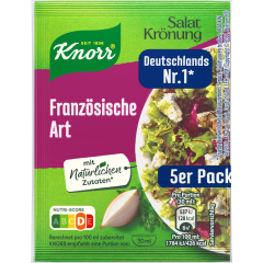 Knorr Salatkrönung Französische Art für 5 x 90 ml 