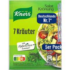 Knorr Salatkrönung 7-Kräuter für 5 x 90 ml 