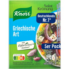 Knorr Salatkrönung Griechische Art für 5 x 90 ml 