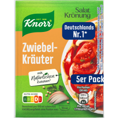 Knorr Salatkrönung Zwiebel-Kräuter für 5 x 90 ml 