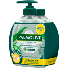 Palmolive Flüssigseife Hygiene Plus Sensitive Aloe Vera 2 x 300 ml 