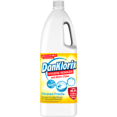 DanKlorix Hygiene Reiniger Zitrone mit Aktiv-Chlor Limited Edition 1,5 l 