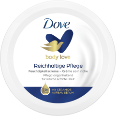 Dove Body Love Reichhaltige Pflege Feuchtigkeitscreme 150 ml 